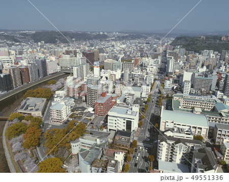 鹿児島市のみゆき通り空撮 49551336