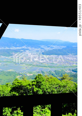 高清水展望台から望む遠野の町並み 49551403