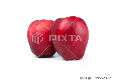 Fresh red apple isolated on white background. Fresh red apple isolated on white background. 49552312