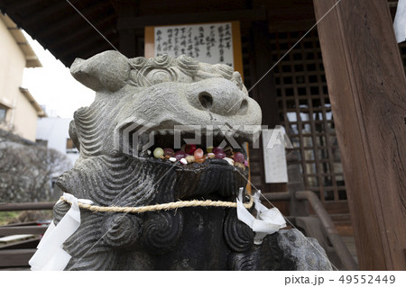 梅園身代わり天満宮の歯痛狛犬 49552449