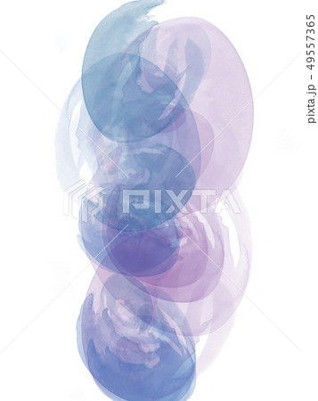 Colorful shape watercolor illustration painting. 49557365