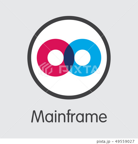 MFT - Mainframe. The Logo of Crypto Coins or Market Emblem. 49559027