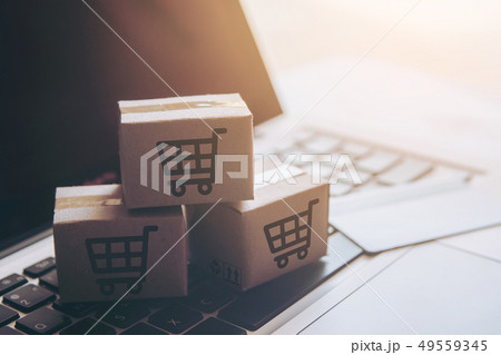 Shopping online concept - Shopping service on The Shopping online concept - Shopping service on The 49559345