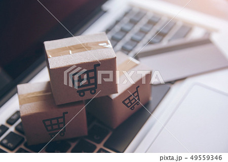 Shopping online concept - Shopping service on The Shopping online concept - Shopping service on The 49559346