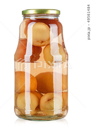 jar of canned peaches jar of canned peaches 49561484