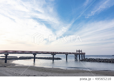新潟・出雲崎町　夕凪の橋(日本海夕日公園) 49565210