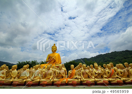 Take photo of  Buddha statue sitting image  49565959
