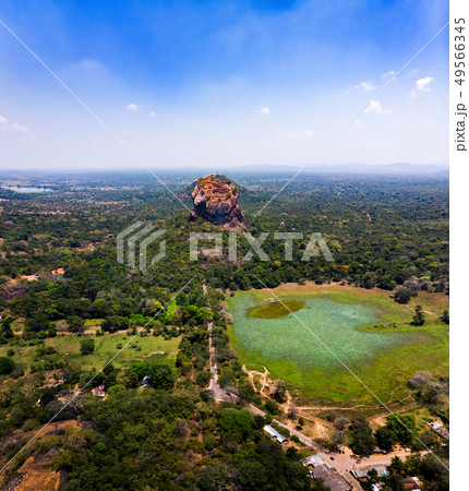 Sigiriya rock fortress in Central Province of Sri 49566345
