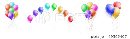 Vector 3d realistic balloon. Vector 3d realistic balloon. 49566407