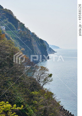 新潟県　天険親不知　親不知記念広場からの景色 49568126
