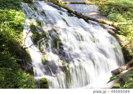 close up slow motion Waterfall 49569389