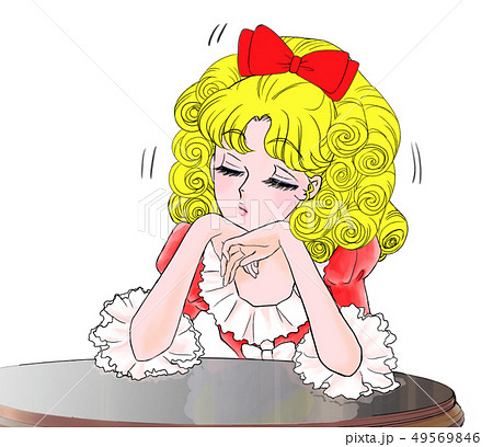 少女漫画　少女マンガ　縦ロール　お姫様　お嬢様 49569846