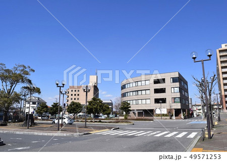 土浦市 荒川沖駅西口の街並み 土浦市 荒川沖駅西口の街並み 49571253
