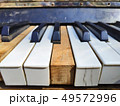 Old piano keys,music background 49572996