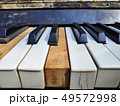 Old piano keys,music background 49572998
