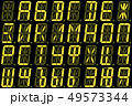 Digital Cyrillic font from capital letters on 49573344