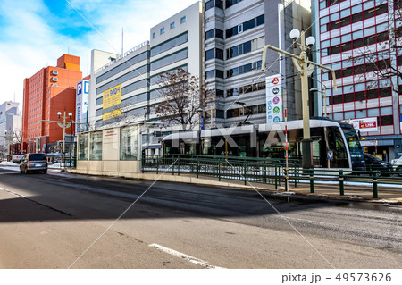 札幌都市風景 市電周辺風景 資生館小学校前付近 札幌都市風景 市電周辺風景 資生館小学校前付近 49573626