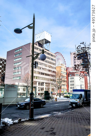 札幌都市風景 市電周辺風景 資生館小学校前付近 札幌都市風景 市電周辺風景 資生館小学校前付近 49573627