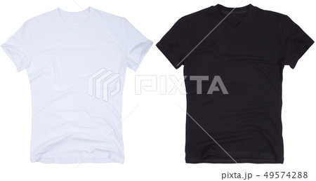 Set of t-shirt solated on white background. Set of t-shirt solated on white background. 49574288