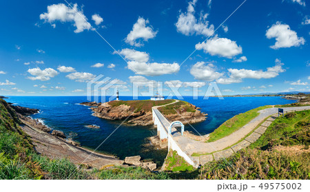 Island Pancha coastline panorama, Spain 49575002