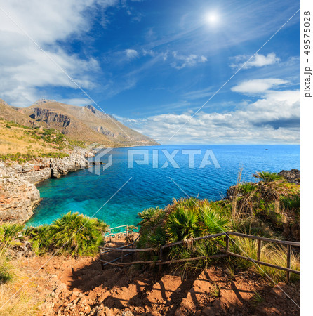 Sea bay in Zingaro Park, Sicily, Italy 49575028