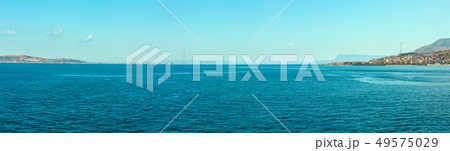 Messina strait from ferry, Sicily, Italy 49575029