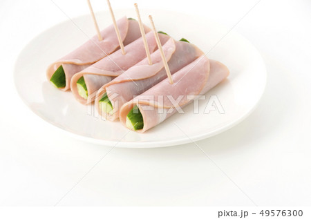 キュウリのハム巻き 49576300