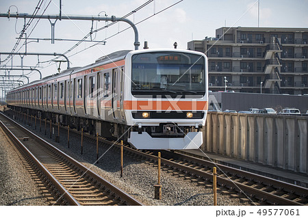 【武蔵野線　209系　越谷レイクタウン駅】 49577061