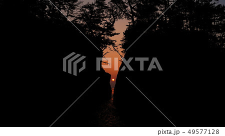 神割崎の朝日 49577128