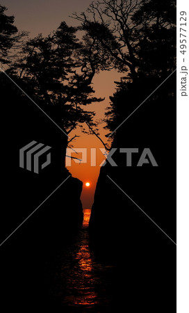 神割崎の朝日 49577129