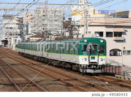 京阪電車　森小路駅 49580433