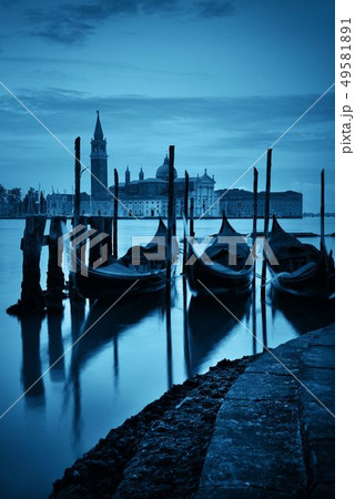 Gondola and San Giorgio Maggiore island 49581891