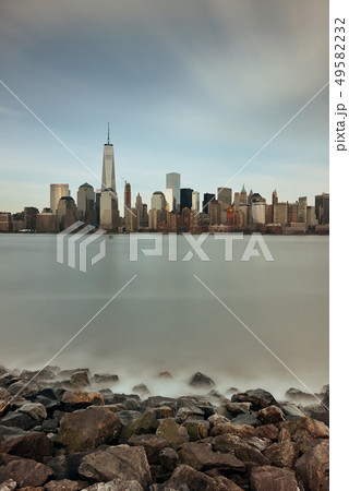 Manhattan downtown skyline 49582232