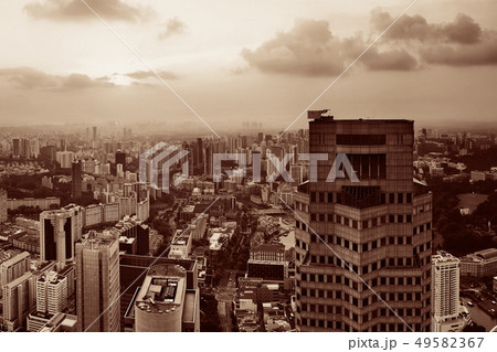 Singapore sunset Singapore sunset 49582367