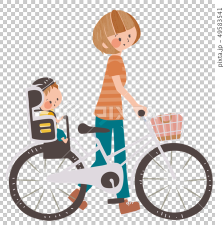 子乗せ自転車 49583541