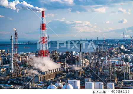 《三重県》四日市・工業地帯 《三重県》四日市・工業地帯 49588115