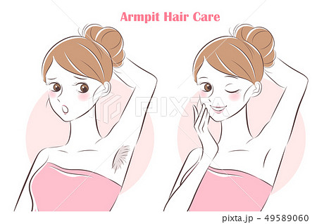woman about hair removal 49589060