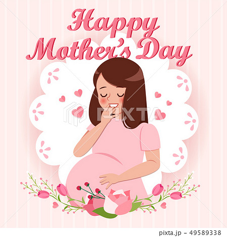 happy mothers day greeting card 49589338