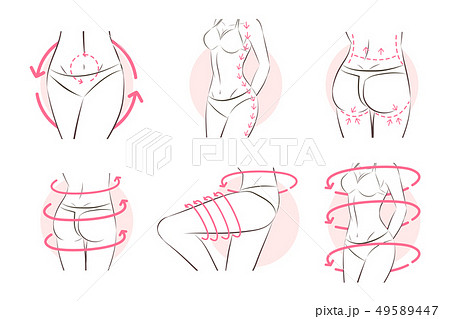 woman with body plastic surgery 49589447