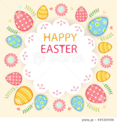 Easter colorful poster Easter colorful poster 49589496