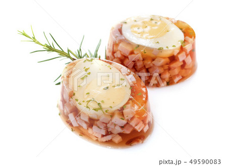 aspic of egg aspic of egg 49590083