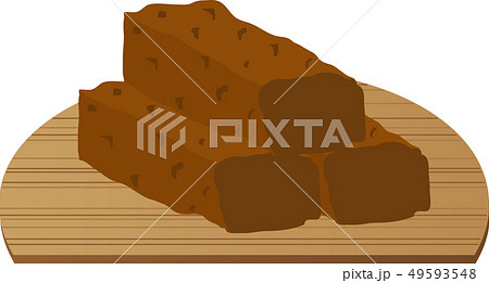 麩菓子のイラスト素材