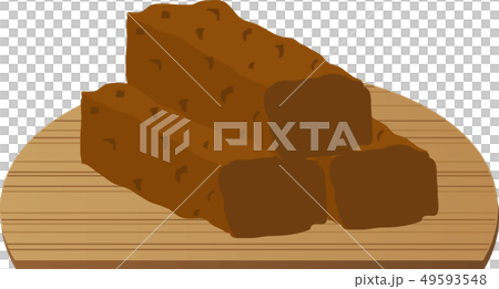 麩菓子のイラスト素材