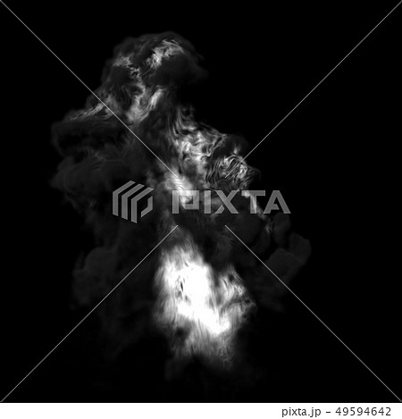 4K Big smoke explosion effect black background 4K Big smoke explosion effect black background 49594642