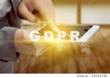 General Data Protection Regulation (GDPR) concept 49595190