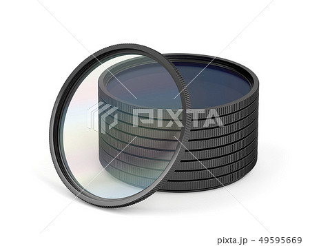 Stack with photographic filters Stack with photographic filters 49595669
