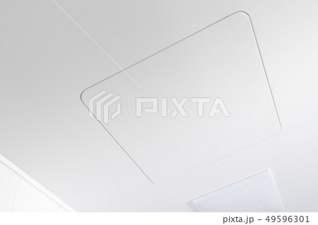 浴室の天井点検口の写真素材