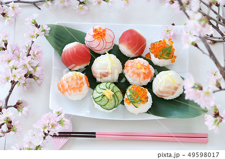 手まり寿司　啓扇桜 49598017