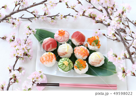 手まり寿司　啓扇桜 49598022
