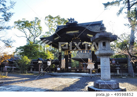 京都の町並み　豊国神社社殿 49598852